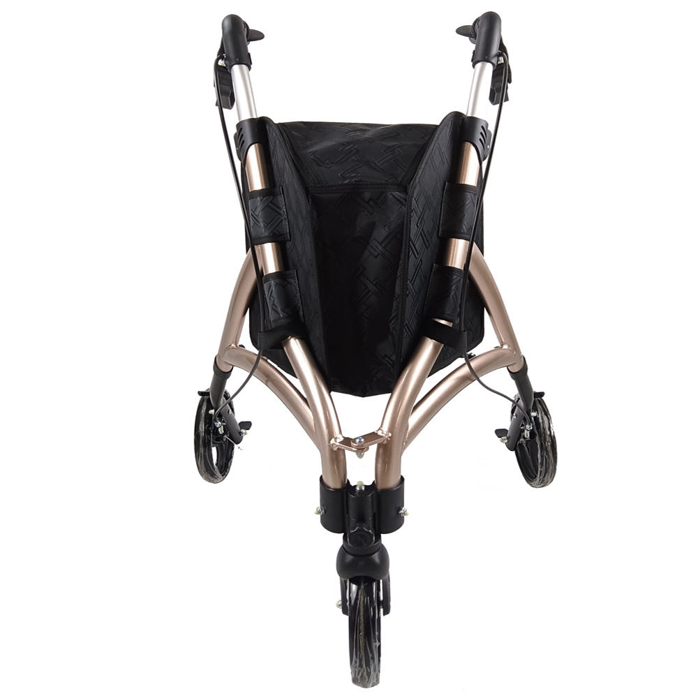 Wholesale DR-155 3-Wheeled Walking Assistance Outdoor Rollator para sa Senior Care