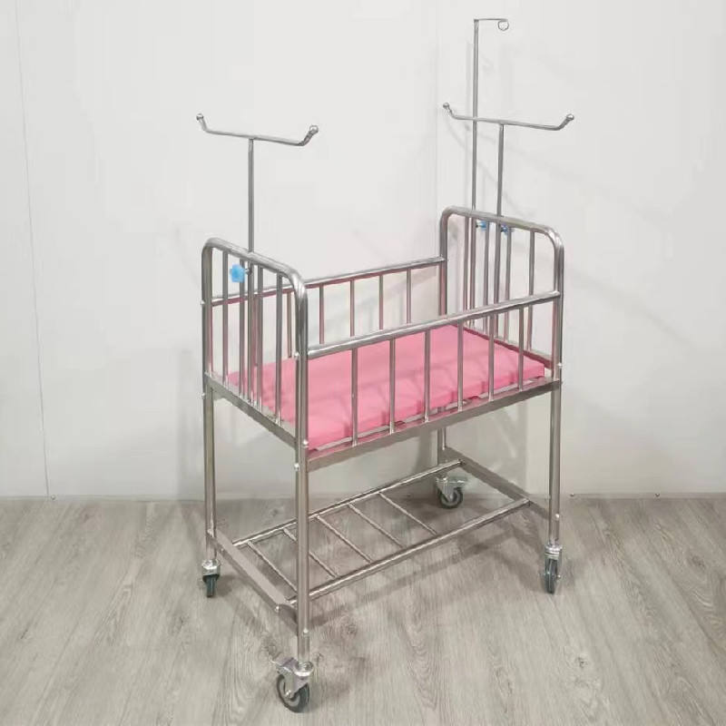 DMC-001 Ліжко для спостереження за дитиною BB з нержавіючої сталі для пологового центру