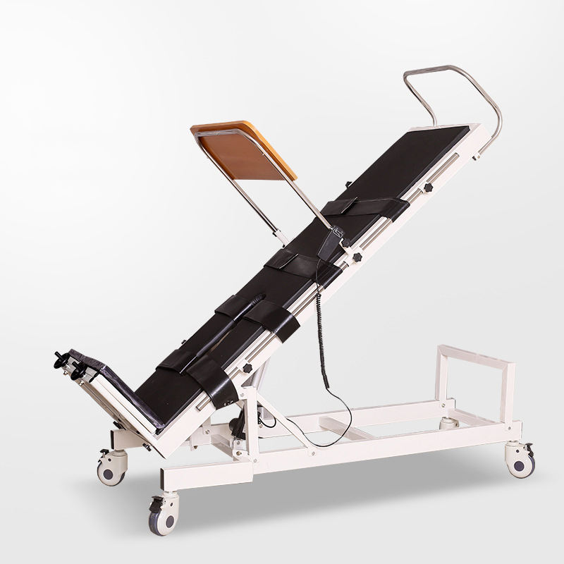 DB-004 Latihan Rehabilitasi Listrik Upright Standing Bed kanggo Hemiplegia