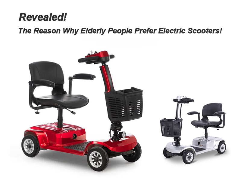 Révélé : la raison pour laquelle les personnes âgées préfèrent les scooters électriques !