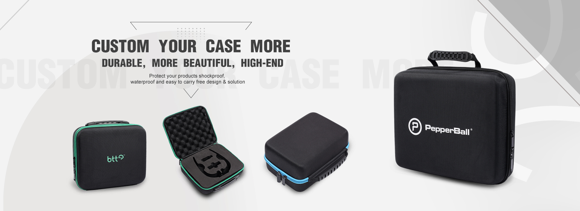 1680d Polyester Material Durable Quality Customized Eva Rigid Tool Case