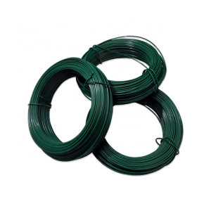 Black pvc coated wire