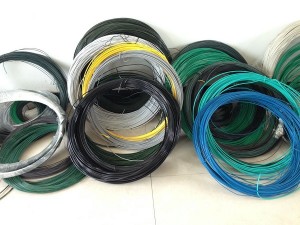 Black pvc coated wire
