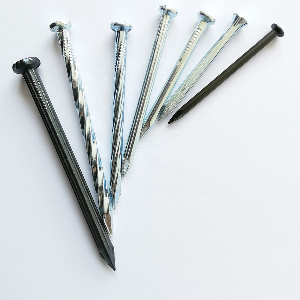Concrete Nails with Thread-Thumb Steel Nail and Concrete Electro  Galvanizing Nails