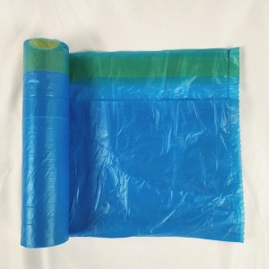 Draw String Bag Plastic Garbage Bag Trash Bag Customized HDPE LDPE Biodegradable Eco-Friendly