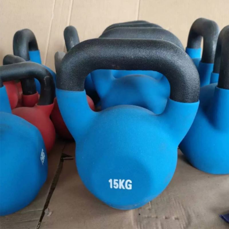New Rising Multi Functional Weight Manufacture Fitness Matte Dipped Cast Iron Kettle Bell