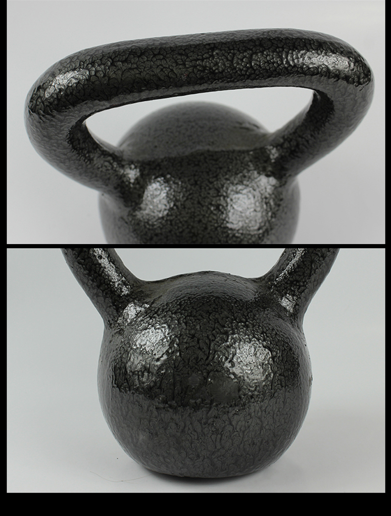 Hot sale fitness solid cast iron baking varnish kettle bell for body building