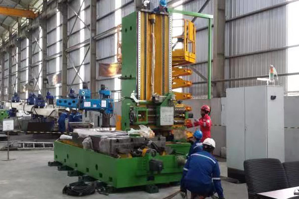 Six Axis CNC Tube Sheet Gun Drill Installed In Indonesia