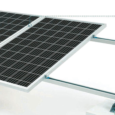 DETAIL DRAWING OF PHOTOVOLTAIC INSTALLATION–-CEMENT FLATROOF