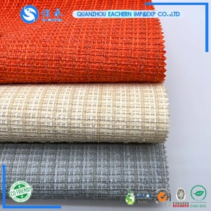 Wholesale plain color paper raffia woven jute fabric for furniture decoration/bags