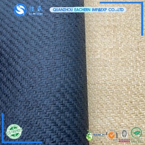 Natural raffia hand-woven fabric love grass woven fabric environment-friendly breathable case sandal fabric