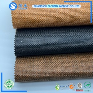 Environmental colorful paper woven raffia PP fabric bag shoe material