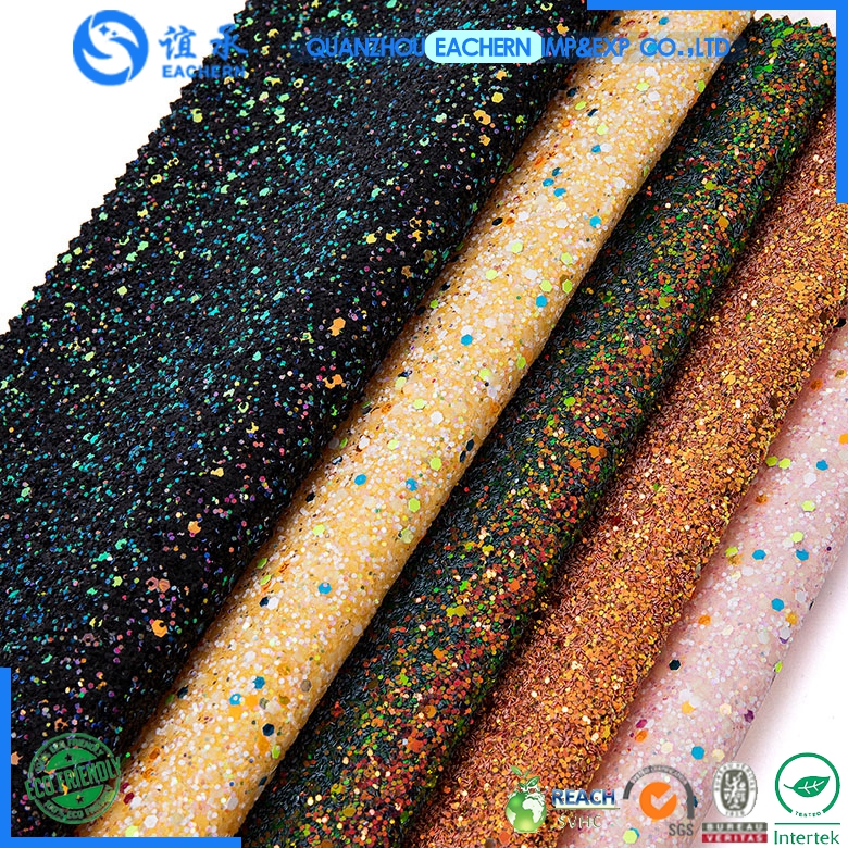 8 Year Exporter New Fashion High Quality Pu Glitter Leather - Factory Wholesale Fashion Patterna Glitzy Mix of Strips and Hexagon Glitters for Nail Glitter – EACHERN