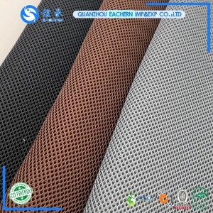 Custom Sandwich Mesh Fabric Space Polyester 3D Air Mesh Fabric For Caps Chairs