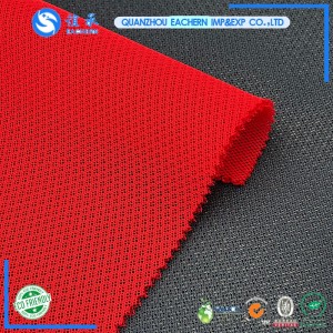 Wholesale 3d air stretch polyester tricot sport mesh fabric for dress lining