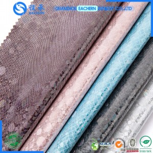 Fixed Competitive Price Coating Synthetic Leather For Sofa - China Wholesale New Gold Stamping Special Finish Coating Jacket Fabric – EACHERN