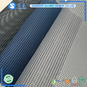 Mesh Fabric 100% Polyester 3D Air Sandwich Fashion Mesh Fabric Soft Custom Mesh Fabric 3d Air