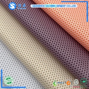 Manufactur standard Polyester Screen Mesh - Custom Sandwich Mesh Fabric Space Polyester 3D Air Mesh Fabric For Sports Shoes – EACHERN
