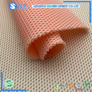 Custom Sandwich Mesh Fabric Space Polyester 3D Air Mesh Fabric For Sports Shoes