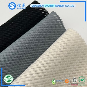 100% Polyester Warp Knitting Mesh Fabric for sportswear Lining/Bags/Hat/shoes