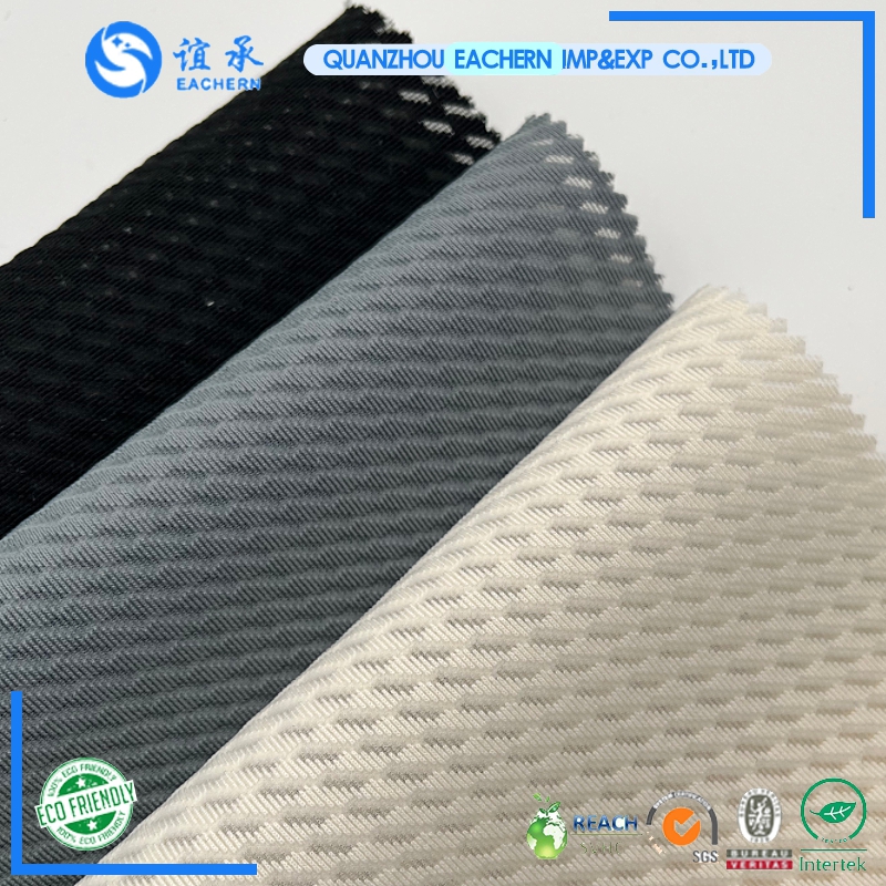 OEM Factory for Stretch Netting Fabric - 100% Polyester Warp Knitting Mesh Fabric for sportswear Lining/Bags/Hat/shoes – EACHERN