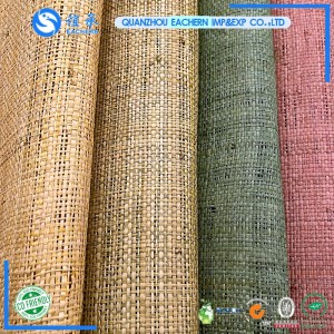 Woven PP raffia cloth, eco-friendly PP straw fabric for widely use