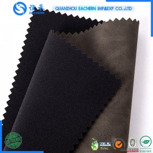 New Products Online Shop China High Quality Printing Yangbuck Surface Water Based PU Leather DMF Free for Shoes