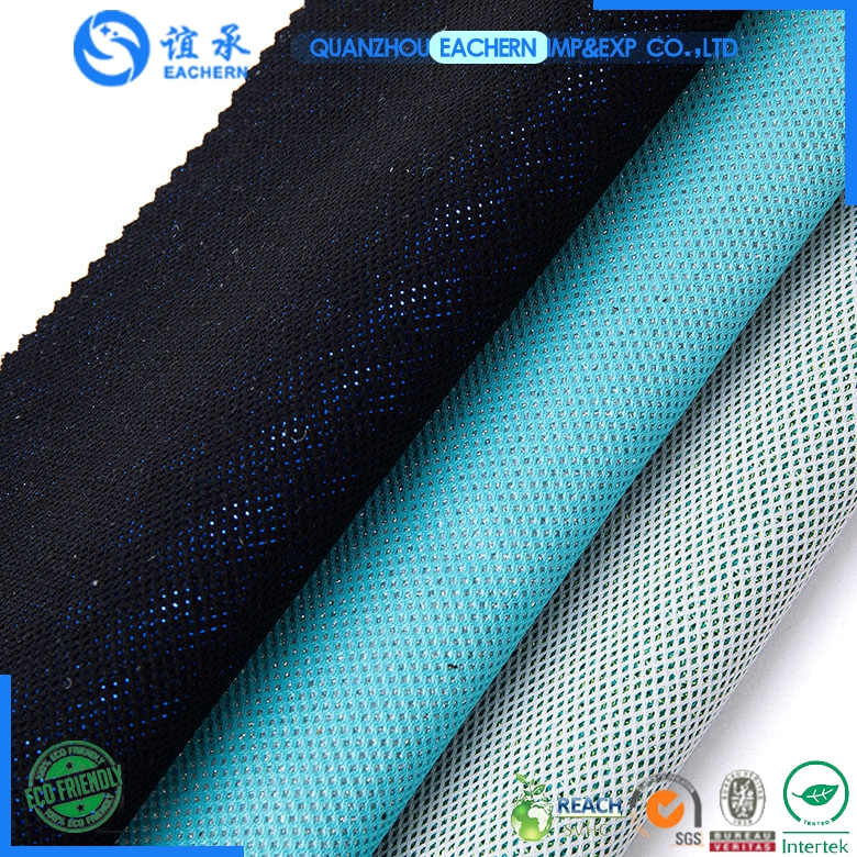 Factory Supply Polka Dot Mesh Fabric - Customized 100%Polyester glitter 3D Sandwich Polyester Air Mesh Fabric – EACHERN