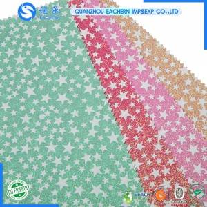 Wholesale  Glitter Star Ornament Fabric for  Wedding dresses