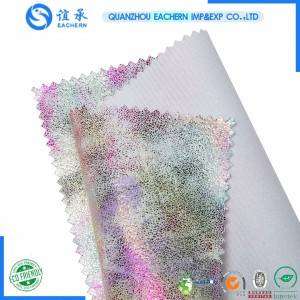 High Quality Bright-Coloured Pu Materials to make Lady Shoes Materials  For Sandal