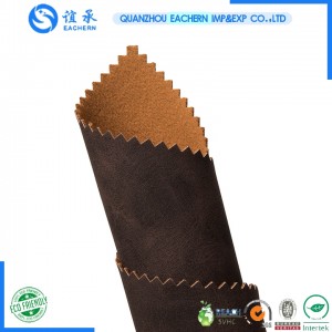 0.9mm Yanbuck Pu Leather Synthetic Leather  For Summer Shoes