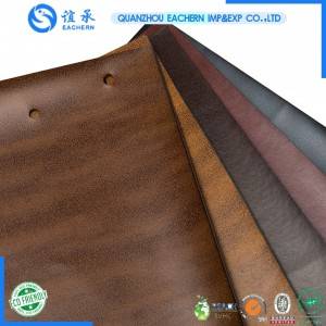 embossing color changing pu leather for jeans label