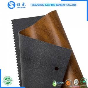 embossing color changing pu leather for jeans label