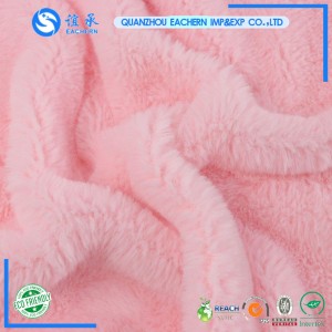 High Quality Suede Faux Rabbit Fur Fabric For Garment