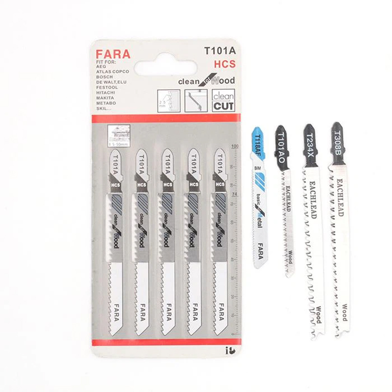 T101A sticksågsblad i bimetallkonstruktion Lämplig för fina och raka snitt
