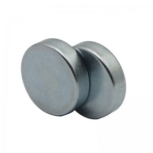 Magnete al neodimio rotondo a disco di alta qualità con rivestimento in zinco