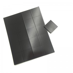 Pre-cut Rubber Magnet Sib Nqus Sheet nrog 3M Adhesive