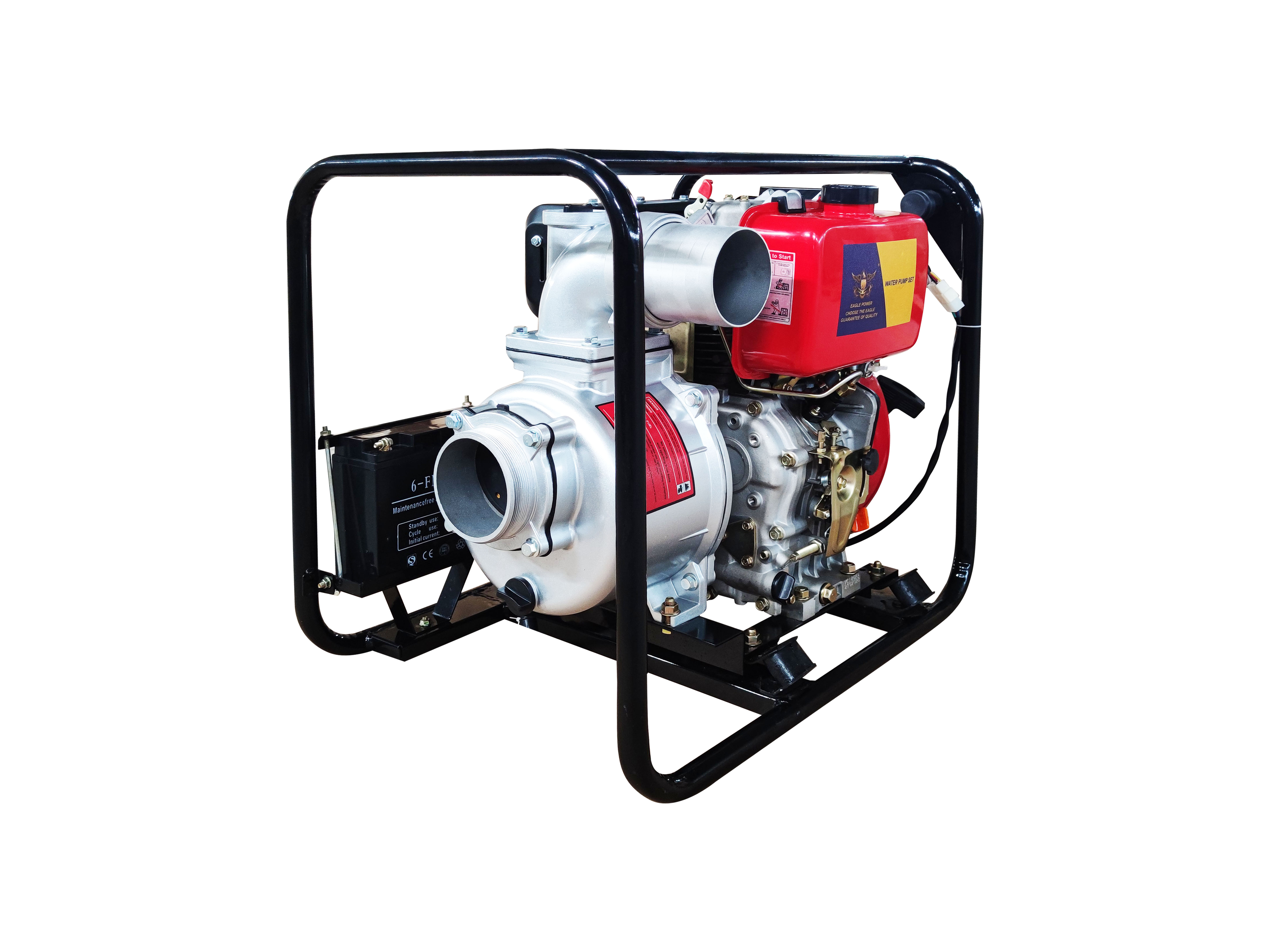What size of water pump should be used for agricultural irrigation
