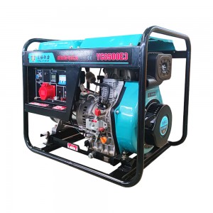 Electric Battery Diesel Generator 5 Kva AC Single Phase Recoil Start/electric Start 186F 12v 8a POWERVALUE 13.0/3600 5.5/5.5kw