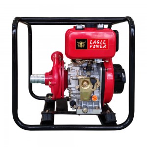 New Design Best Selling 2 Inch Diesel Water Pump Manual Diesel Cast Iron High Pressure Water Pump Unit