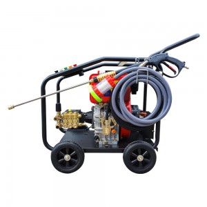 Mga Intsik nga Supplier nga High Pressure Washer Air Cooled Single Cylinder Diesel Cold Water High Pressure Washer