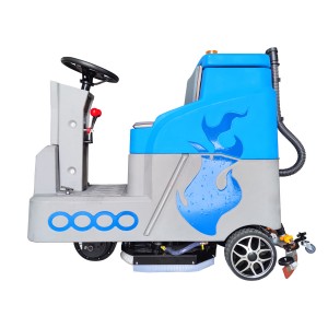 Industrial high performance ride on floor washing scrubbing dry cleaner machine