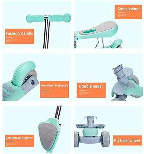 Wholesale Frozen Scooter For Kids - 5 In 1 Kids Kick Scooter,Adjustable Scooter for Toddlers 1-6 Years Old Boy and Girls Support 20 kg  – Ealing