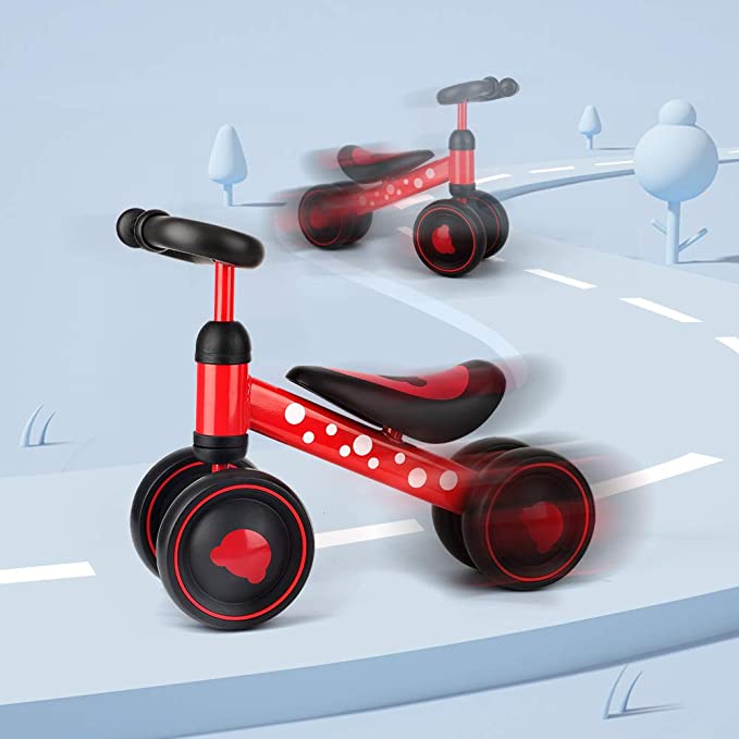 Factory source Kids Big Wheel Scooter - Baby Balance Bikes – Toddler Ride on Toys – Mini Kids Balance Bike for 1 2 3 Year Old Toddlers(Red)  – Ealing