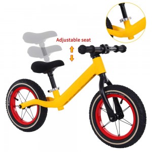 LBLA Mini 12″ Kids Balance Bike with Free Protection Kits，Ages 18 Months to 5 Years,No Pedal Running Sport Bike/Carbon Steel/Frame Adjustable Seat Baby Walking Bicycle