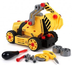 BeebeeRun 7-in-1 DIY Take Apart Truck Car Toys for 3 4 5 6 7 Year Old, Construction Engineering STEM Tools Learning Toys Building Play Set for Kids Children Boys Girls