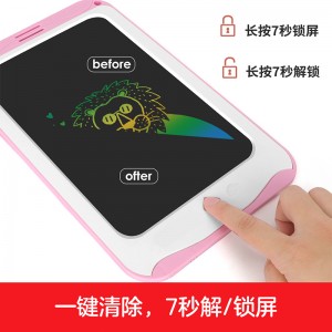 10.5 “LCD plastic tablet kids painting board – Pink GG0160