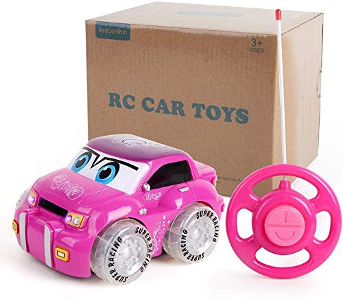 BeebeeRun Pink Remote Control Racing Car Toy for Girls Toddlers Kids Birthday Party Gifts Featured Image