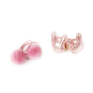 Arkmiido Dark Pink Hair Accessories Set for Girls
