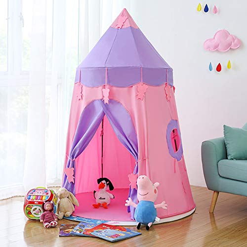 Top Quality Kids Canopy Tent - Kids Play Tent of Girls Toys Castle Play Tent Playhouse Best Pink Teepee For Your Children In 0-12 Years Old – Ealing